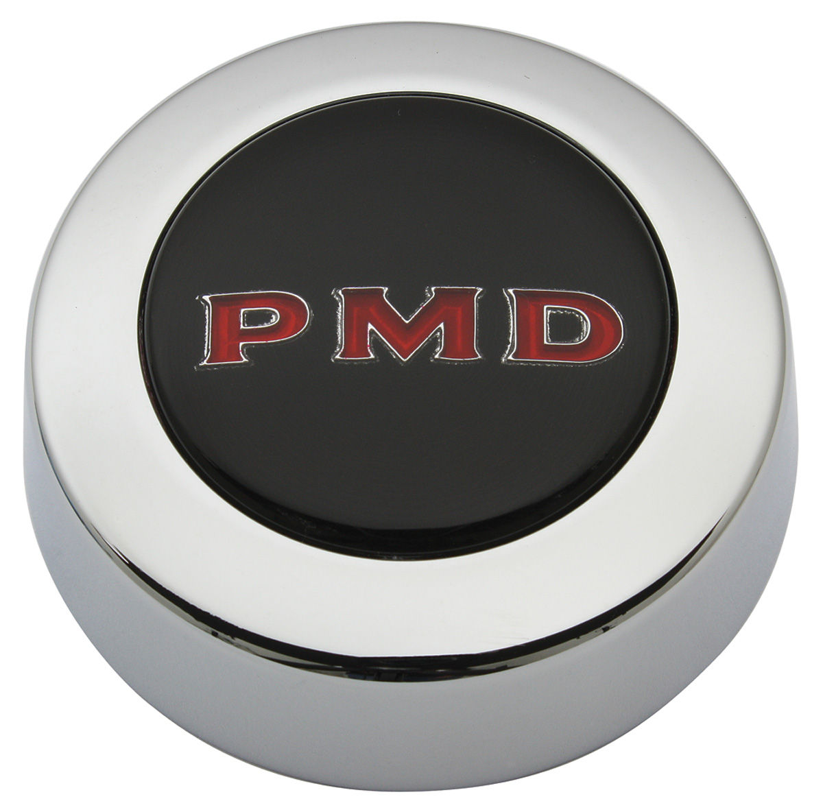 Center Cap, Wheel, 1967-70 Pontiac, Black, PMD w/ Red Letters 1 Center Cap, Wheel, 1967-70 Pontiac, Black, PMD w/ Red Letters