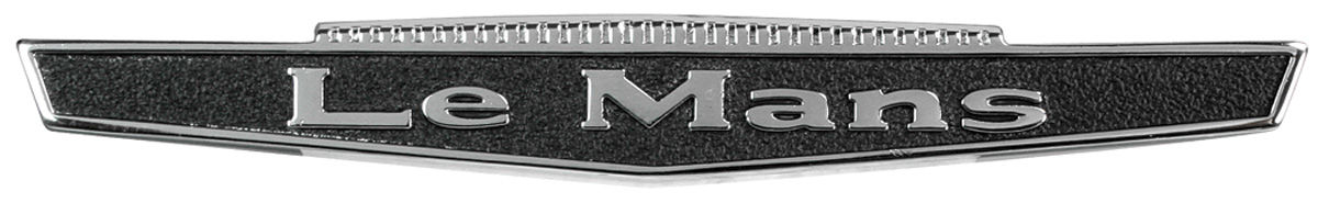 Emblem, Door Panel, 1967-68 LeMans