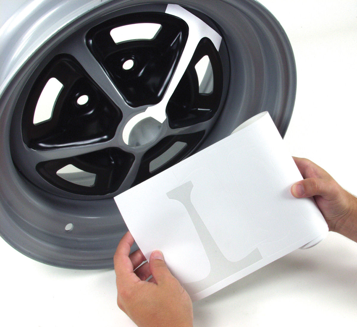 Masking Tape, 14" Pontiac Rally II Wheel 1 Masking Tape, 14" Pontiac Rally II Wheel
