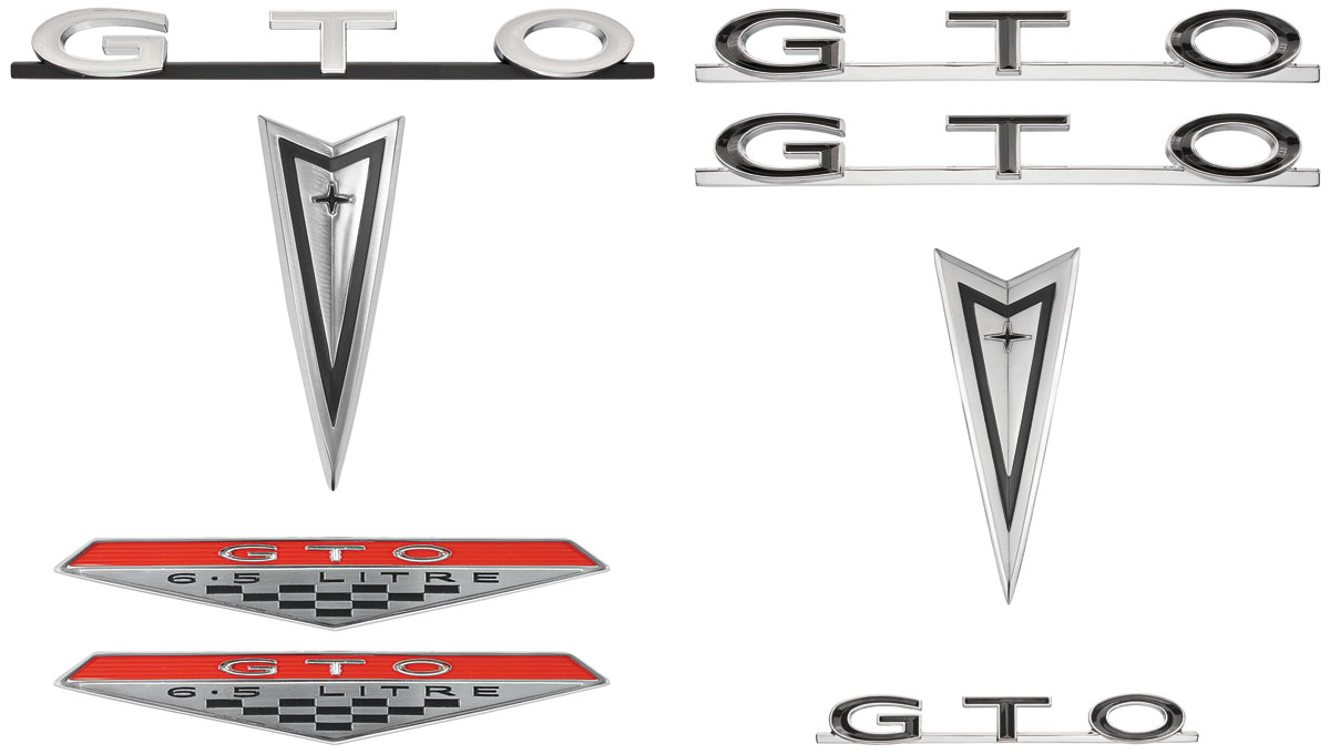 Emblem Kit, 1965 GTO, Exterior