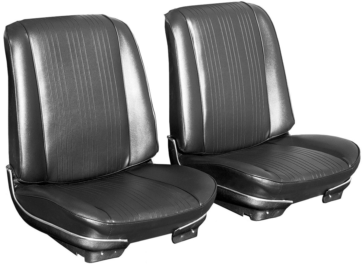 Seat Upholstery Kit, 1967 GTO/Lemans, Front Buckets/Convertible Rear LEG 1 Seat Upholstery Kit, 1967 GTO/Lemans, Front Buckets/Convertible Rear LEG