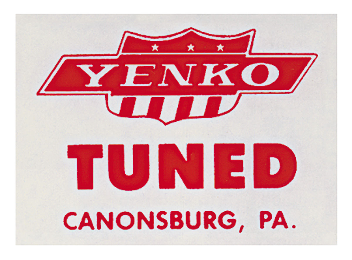 Decal, Yenko, 1966-69 Corvair, Round Stinger, Flat 1 Decal, Yenko, 1966-69 Corvair, Round Stinger, Flat