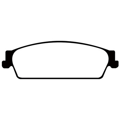 Brake Pads, EBC, 2007-14 Escalade/EXT/ESV, 2009-13 ESC Hybrid, Yellowstuff, Rear 1 Brake Pads, EBC, 2007-14 Escalade/EXT/ESV, 2009-13 ESC Hybrid, Yellowstuff, Rear