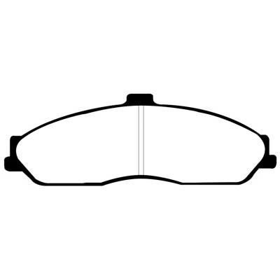 Brake Pads, EBC, 2004-09 XLR/XLR-V, Bluestuff, Front 1 Brake Pads, EBC, 2004-09 XLR/XLR-V, Bluestuff, Front