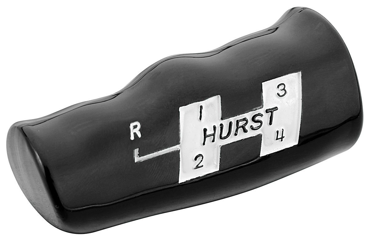 T-Handle, Shifter, Black w/Hurst Shift Pattern Logo, 3/8â-16 1 T-Handle, Shifter, Black w/Hurst Shift Pattern Logo, 3/8â-16