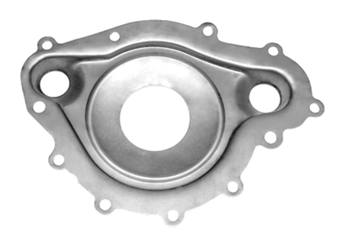 Divider Plate, Water Pump, 1969-77 Pontiac, Stainless Steel 1 Divider Plate, Water Pump, 1969-77 Pontiac, Stainless Steel