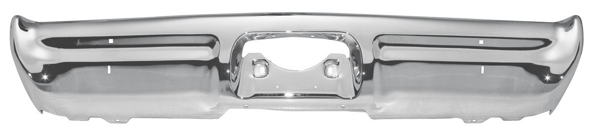 Bumper, Rear, 1967 Lemans/Tempest, w/o Back-Up Lights In Bumper
