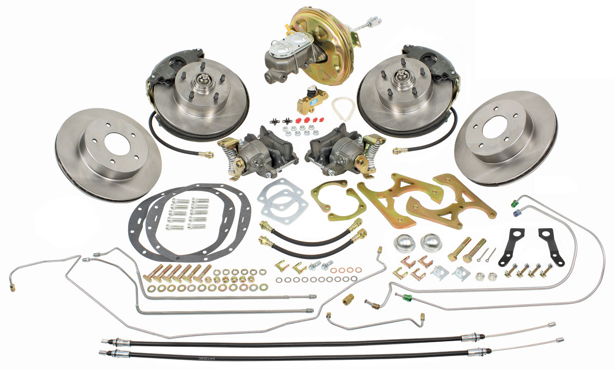 Disc Brake Conversion, Front/Rear, 1968-72 BOP, 11" Rotors 1 Disc Brake Conversion, Front/Rear, 1968-72 BOP, 11" Rotors