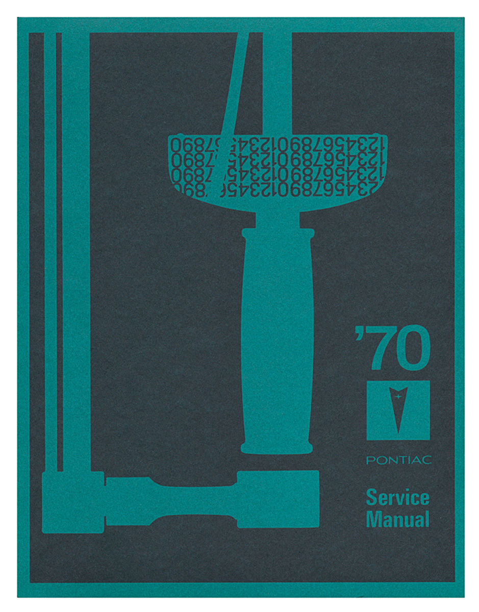 Service Manual, Chassis, 1970 Pontiac 1 Service Manual, Chassis, 1970 Pontiac