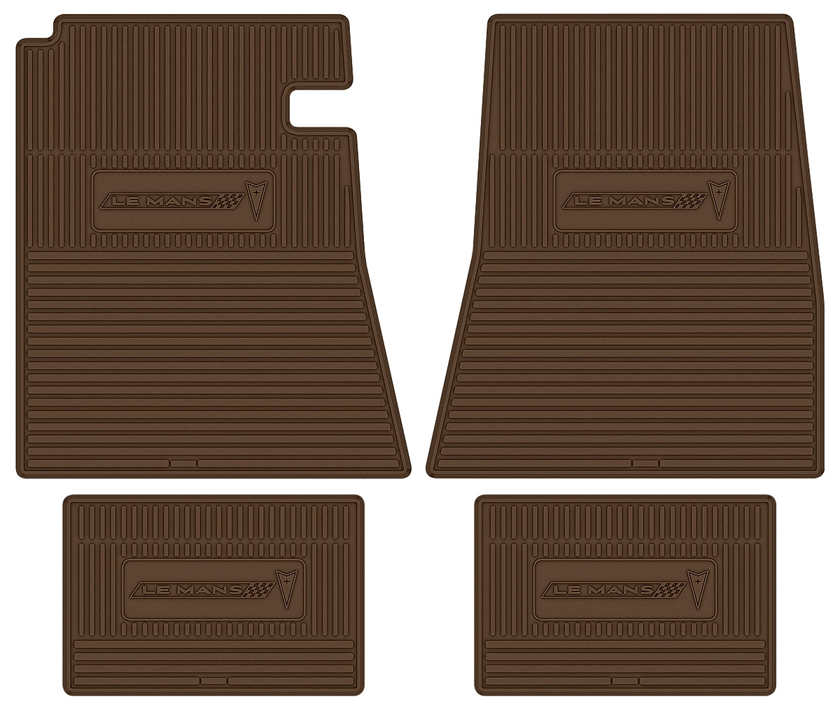 Floor Mats, Rubber, 1964 Pontiac, LeMans 1 Floor Mats, Rubber, 1964 Pontiac, LeMans