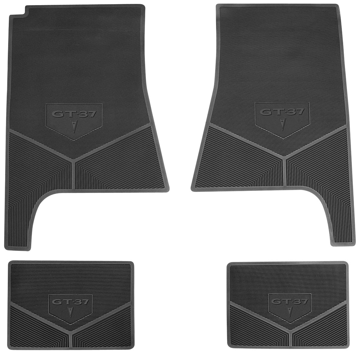 Floor Mats, Rubber, 1970-71 Pontiac, GT37 1 Floor Mats, Rubber, 1970-71 Pontiac, GT37