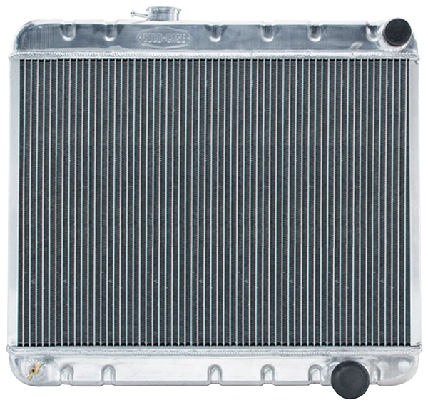 Radiator, Aluminum, Cold-Case, 1964-65 G.T.L w/AC, 21-7/8" H x 25-3/4" W 1 Radiator, Aluminum, Cold-Case, 1964-65 G.T.L w/AC, 21-7/8" H x 25-3/4" W