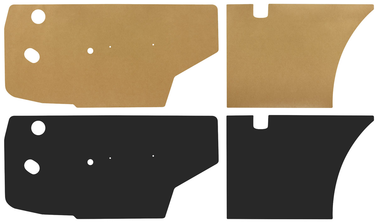 Water Shields, 1965-68 Bonneville/Catalina/Grand Prix 2dr Hardtop, Front/Rear 1 Water Shields, 1965-68 Bonneville/Catalina/Grand Prix 2dr Hardtop, Front/Rear