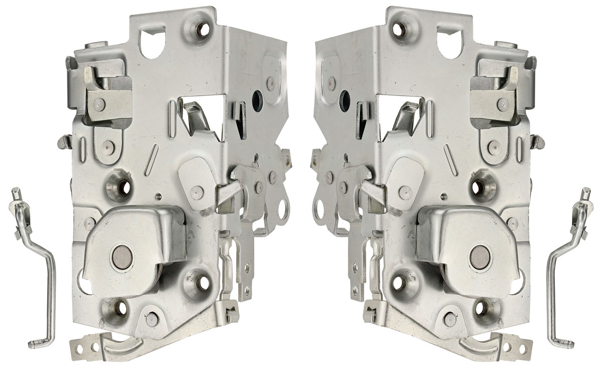Assembly, Door Latch, 1961-62 Pontiac/Cadillac, Front, 2-Door, Pair