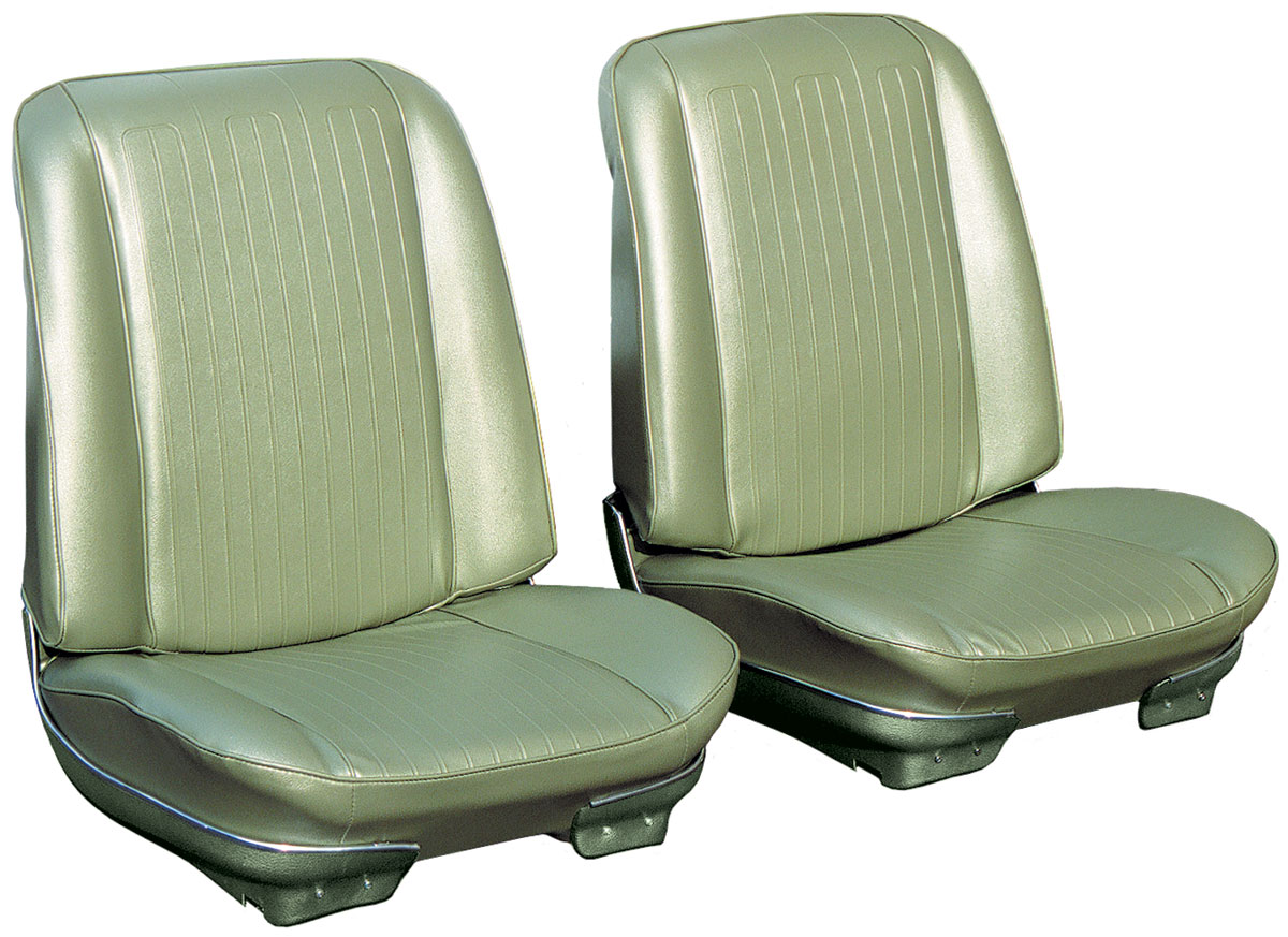 Seat Upholstery, 1968 GTO/Lemans, Front Buckets PUI 1 Seat Upholstery, 1968 GTO/Lemans, Front Buckets PUI