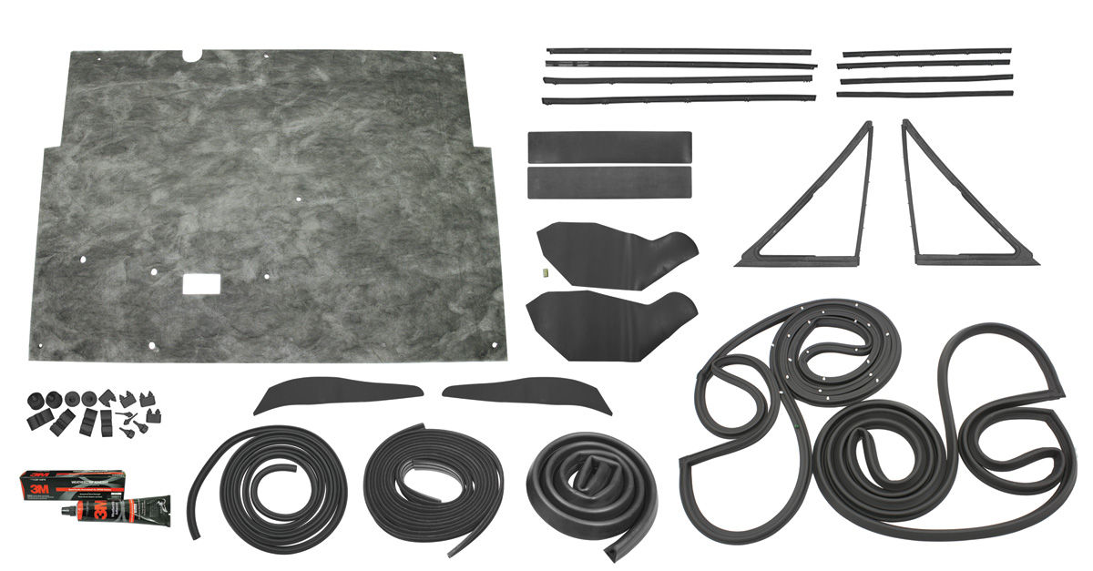Seal Kit, 69 GTO/Lemans, Stage II, 2dr Sedan 1 Seal Kit, 69 GTO/Lemans, Stage II, 2dr Sedan