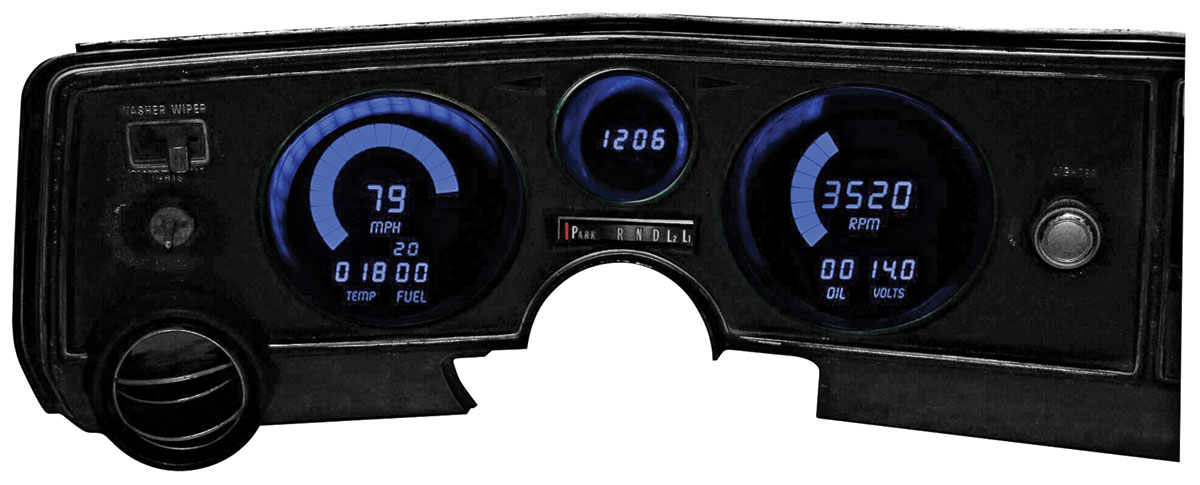 Gauge Conversion, Intellitronix, 1969 Chevelle, Digital LED 1 Gauge Conversion, Intellitronix, 1969 Chevelle, Digital LED