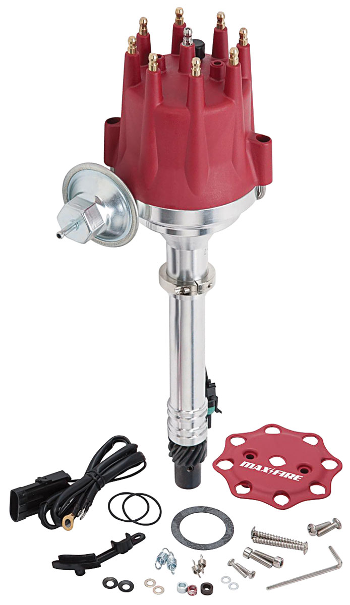 Distributor, Edelbrock Max-Fire, 1961-77 Chevrolet V8, Ready to Run 1 Distributor, Edelbrock Max-Fire, 1961-77 Chevrolet V8, Ready to Run