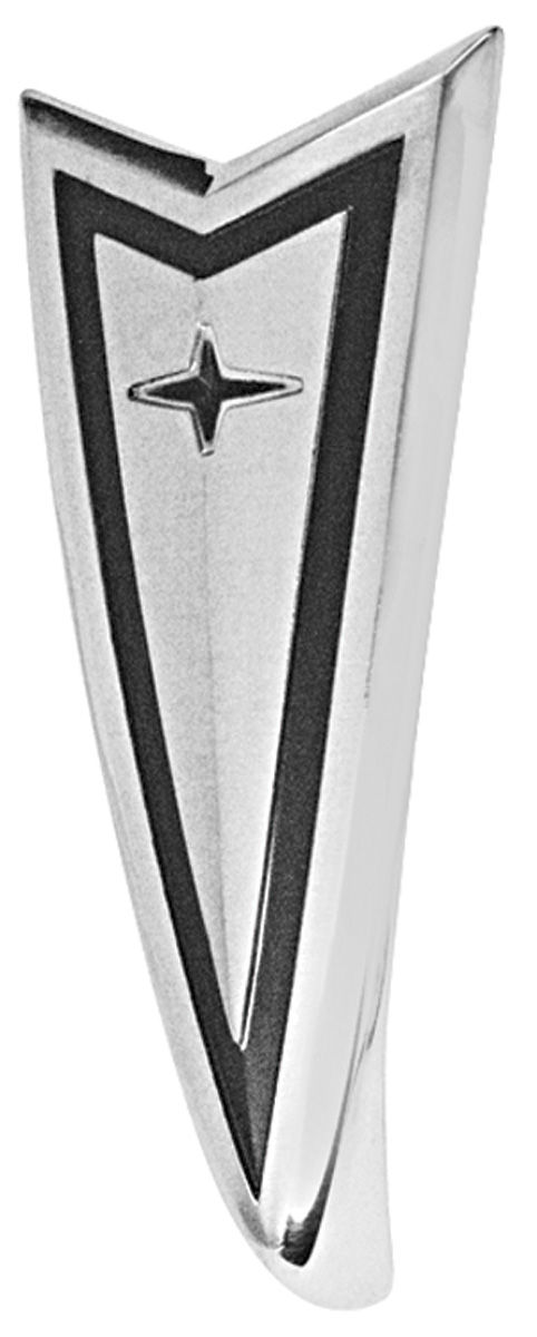 Emblem, Nose Panel, 1969 GTO, Arrowhead 1 Emblem, Nose Panel, 1969 GTO, Arrowhead