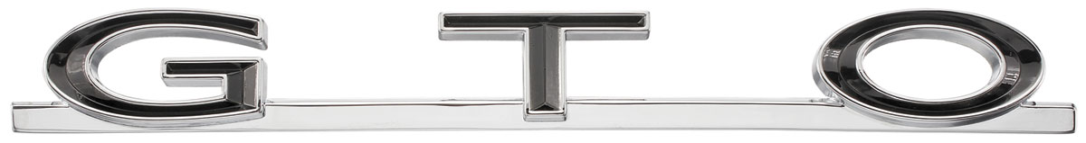 Emblem, Quarter Panel, 1964-67 "GTO" 1 Emblem, Quarter Panel, 1964-67 "GTO"