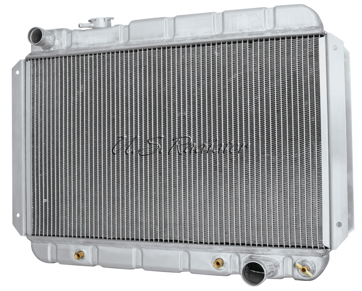 Aluminum Radiator, 1964-65 G/T/L, V8, 2-Row, 15-1/2" x 25-1/2", Driver Filler 1 Aluminum Radiator, 1964-65 G/T/L, V8, 2-Row, 15-1/2" x 25-1/2", Driver Filler