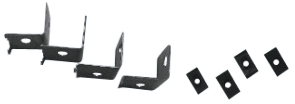 Mounting Panel Bracket, Hideaway Headlamp, 1968-69 GTO, Set 1 Mounting Panel Bracket, Hideaway Headlamp, 1968-69 GTO, Set