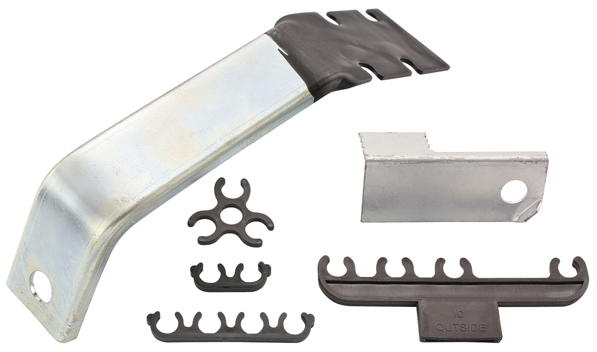 Holder, Spark Plug Wire, 1962-63 Bonn/Cat/GP, Except Super Duty, 5-Piece 1 Holder, Spark Plug Wire, 1962-63 Bonn/Cat/GP, Except Super Duty, 5-Piece