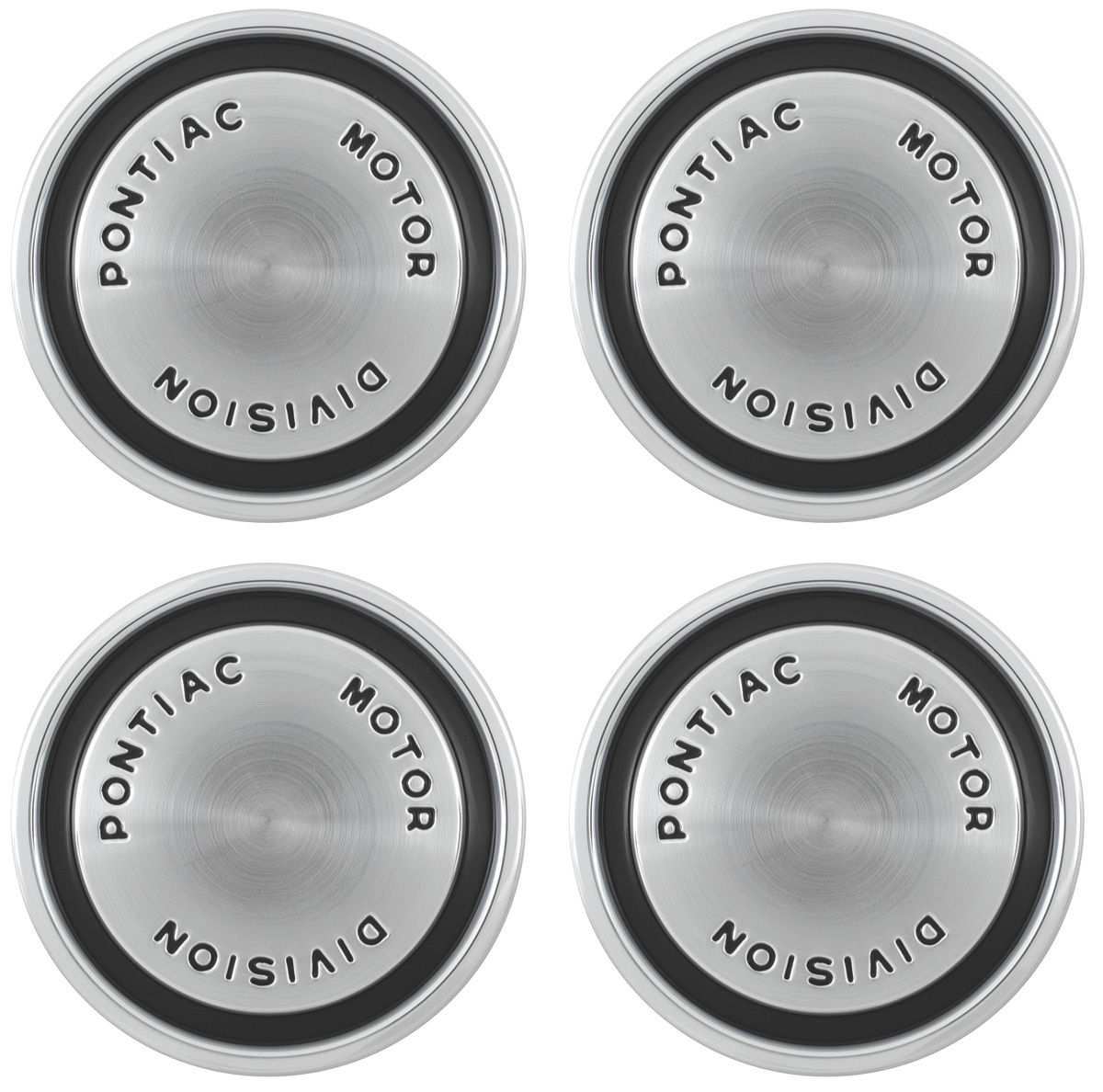Center Cap, 8-Lug Wheel, 1960-62 Bonn/Cat/GP, Kit of 4 1 Center Cap, 8-Lug Wheel, 1960-62 Bonn/Cat/GP, Kit of 4