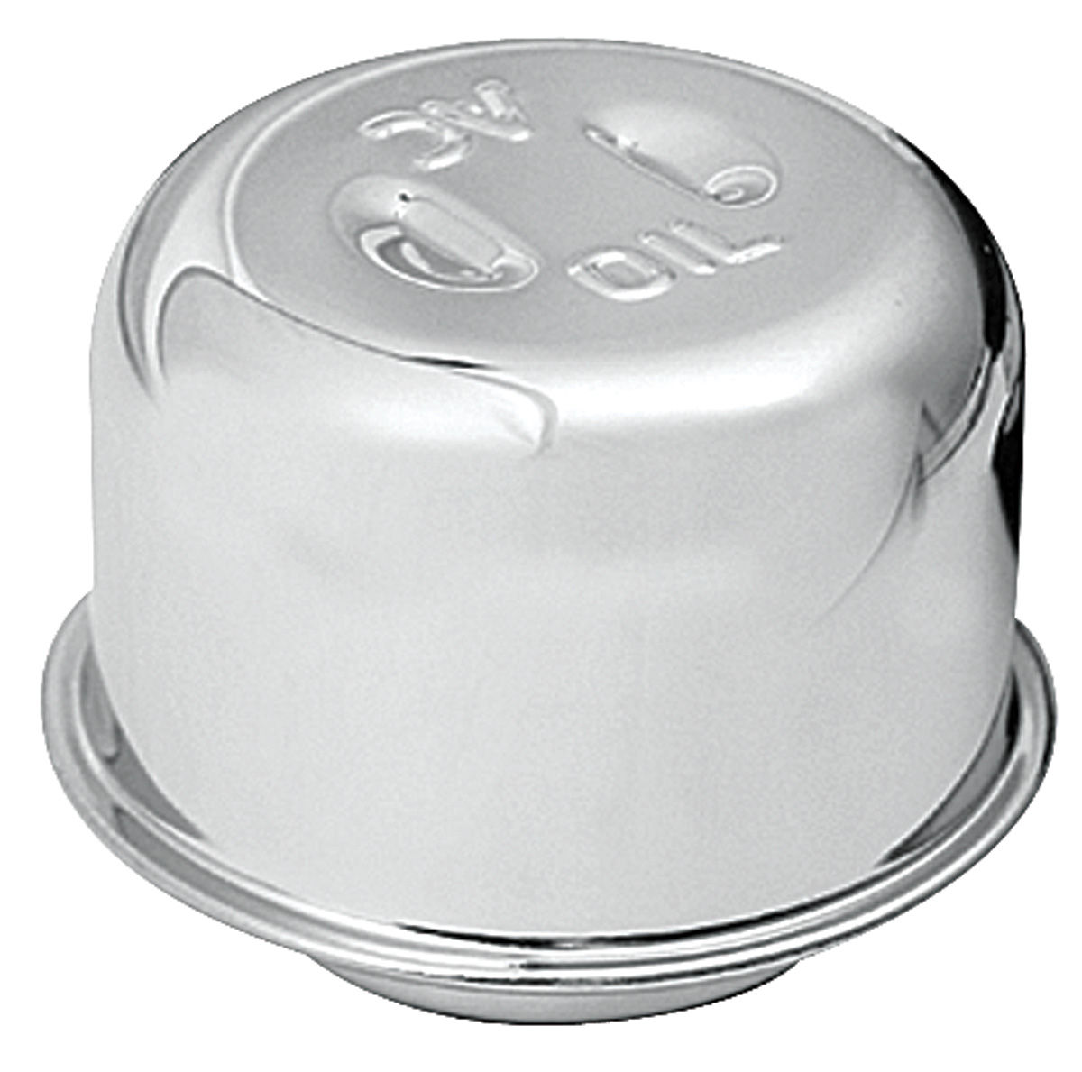 Oil Filler Cap, Twist-On, 1964-67 Buick/Pontiac, Embossed "AC" & "OIL", Chrome 1 Oil Filler Cap, Twist-On, 1964-67 Buick/Pontiac, Embossed "AC" & "OIL", Chrome