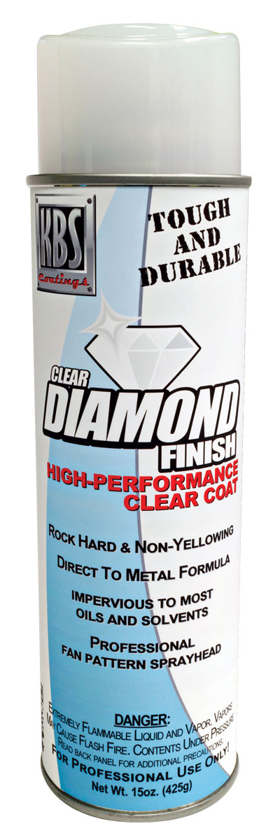 Paint, Clear Coat, KBS Diamond Finish, 16 oz Aerosol 1 Paint, Clear Coat, KBS Diamond Finish, 16 oz Aerosol