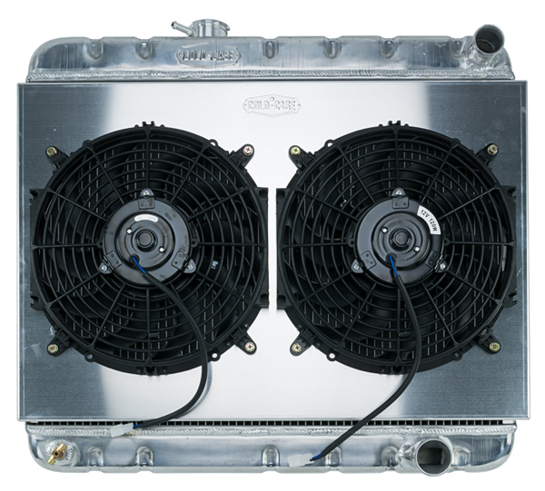 Radiator/Fan Combo, Aluminum Cold-Case, 1964-65 GTO, w/o AC, MT, 1" Cores 1 Radiator/Fan Combo, Aluminum Cold-Case, 1964-65 GTO, w/o AC, MT, 1" Cores