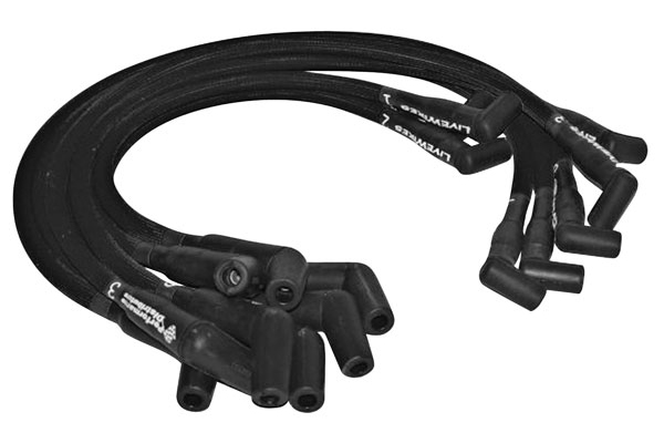 Spark Plug Wire Set, DUI, LiveWires, Pontiac 350-400-455ci, w/DUI/HEI 1 Spark Plug Wire Set, DUI, LiveWires, Pontiac 350-400-455ci, w/DUI/HEI