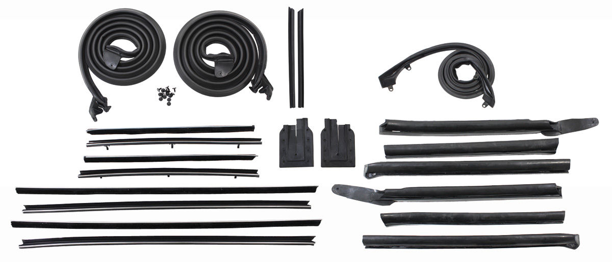 Seal Kit, 1965 GTO/Lemans Stage I, Convertible, Repro Felts 1 Seal Kit, 1965 GTO/Lemans Stage I, Convertible, Repro Felts
