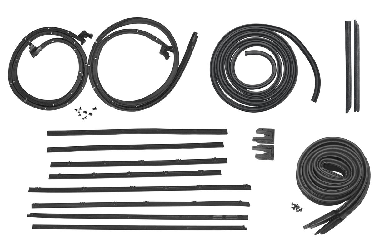 Seal Kit, 1966-67 Tempest Stage I, Coupe, Repro Felts 1 Seal Kit, 1966-67 Tempest Stage I, Coupe, Repro Felts