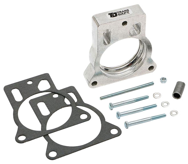 Spacer, Throttle Body, Trans Dapt 99-00 Escalade, TORQUE-CURVE Design, 1" Thick 1 Spacer, Throttle Body, Trans Dapt 99-00 Escalade, TORQUE-CURVE Design, 1" Thick