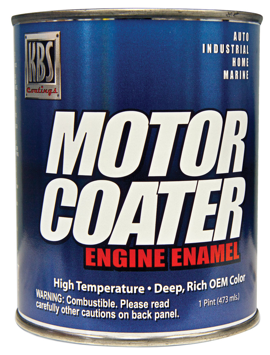 Paint, KBS Motor Coater, Engine Enamel, 1 Pint 1 Paint, KBS Motor Coater, Engine Enamel, 1 Pint