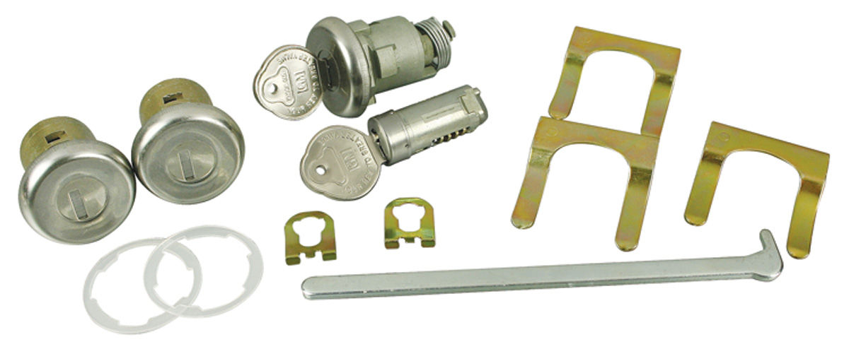 Lock Set, Glove Box/Trunk/Doors, 1967 Buick/Chevelle, w/ Original Keys 1 Lock Set, Glove Box/Trunk/Doors, 1967 Buick/Chevelle, w/ Original Keys