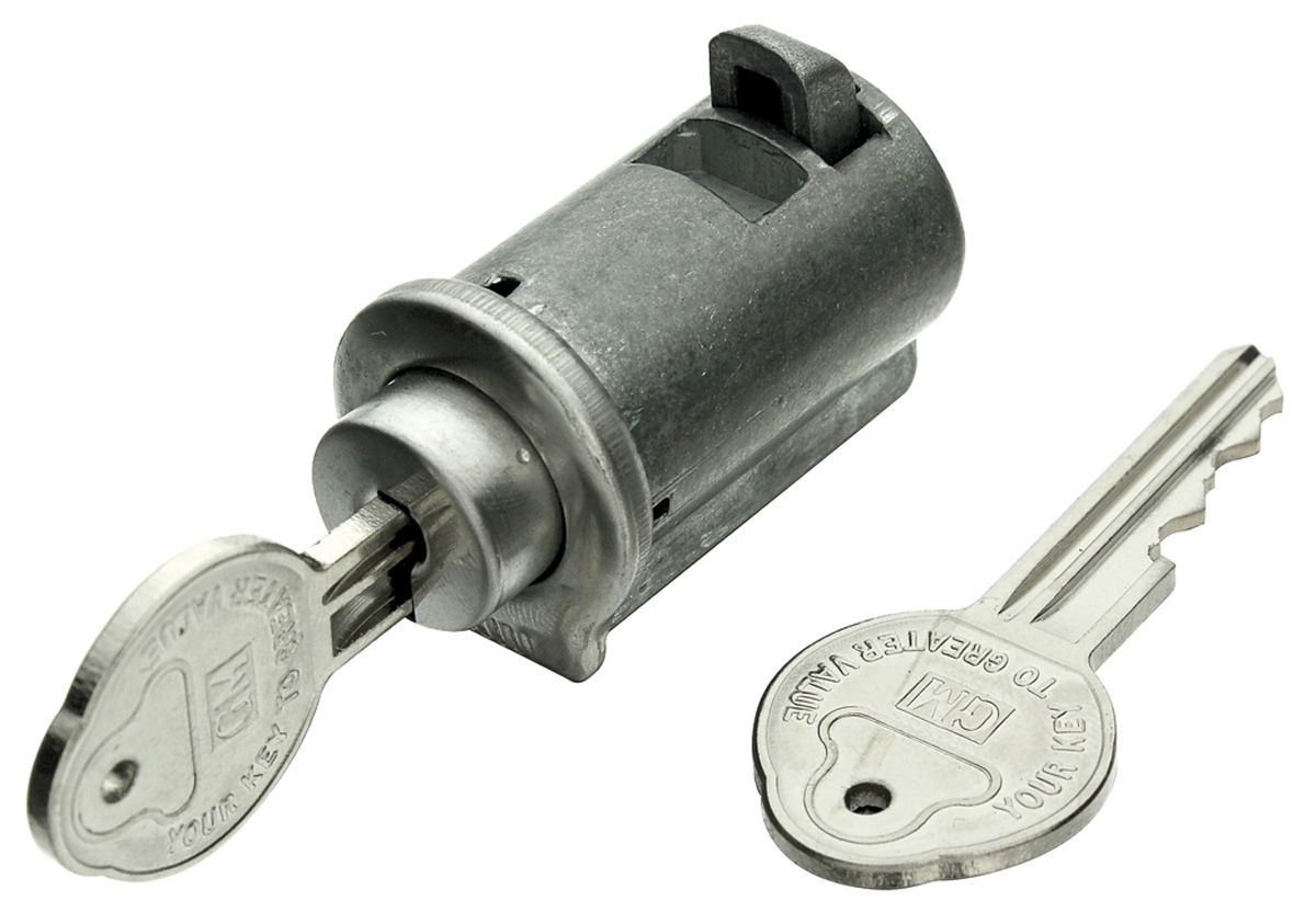 Lock w/Original Style Keys, Console/Glove Box, 1961-62 & 1964-68 GM 1 Lock w/Original Style Keys, Console/Glove Box, 1961-62 & 1964-68 GM