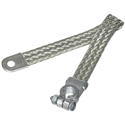 Battery Extension, Negative, Braided, 12" 1960-64 Corvair 1 Battery Extension, Negative, Braided, 12" 1960-64 Corvair