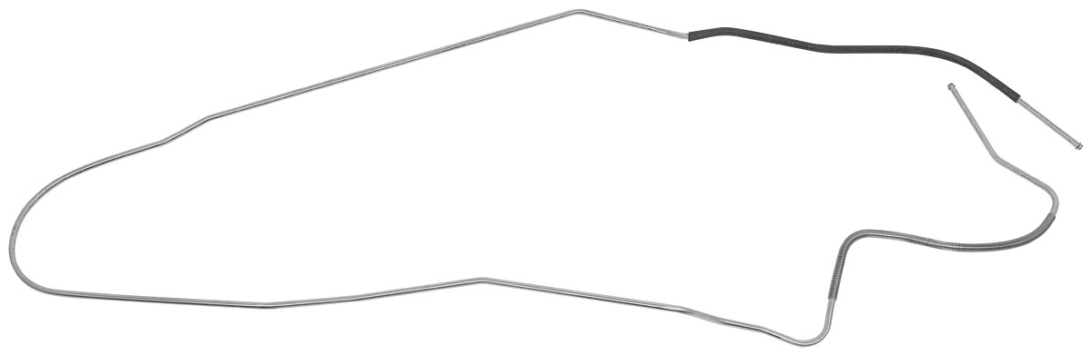 Fuel Line, Front/Rear, 1968-69 El Camino, 3/8" 1 Fuel Line, Front/Rear, 1968-69 El Camino, 3/8"
