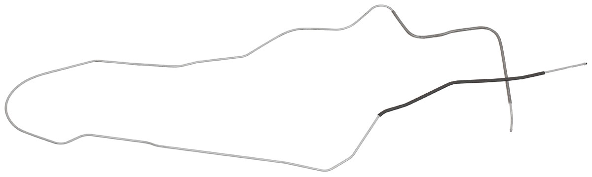 Fuel Line, Return, 1969 Chevelle Hardtop, 1/4" 1 Fuel Line, Return, 1969 Chevelle Hardtop, 1/4"