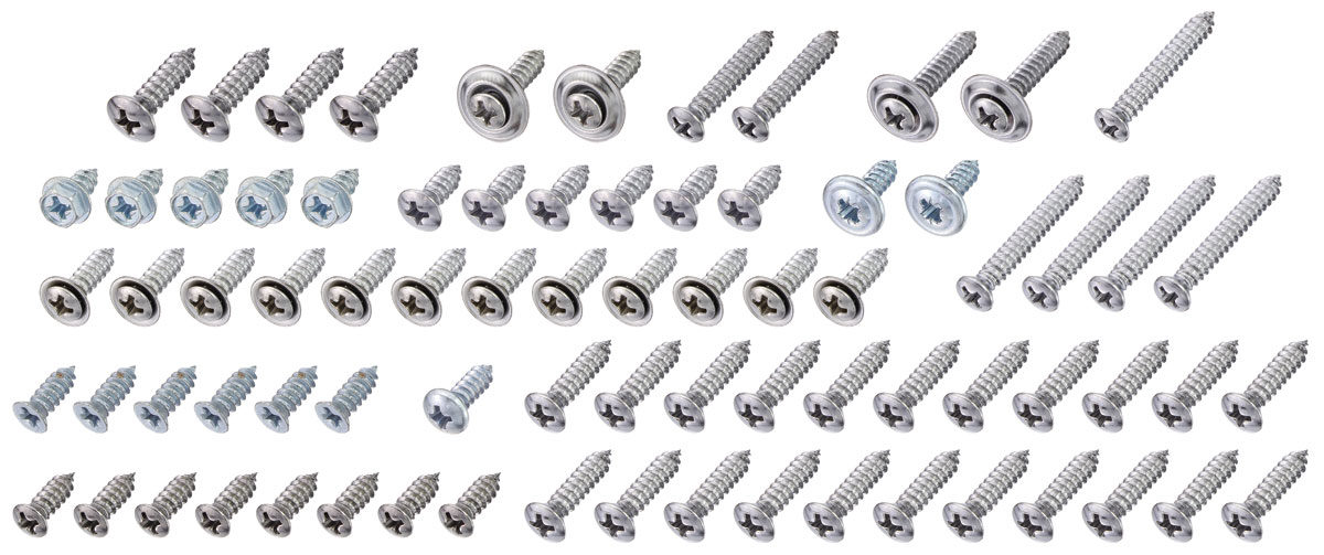 Screw Set, Interior, 1972 Cutlass 4-Door Hardtop 1 Screw Set, Interior, 1972 Cutlass 4-Door Hardtop
