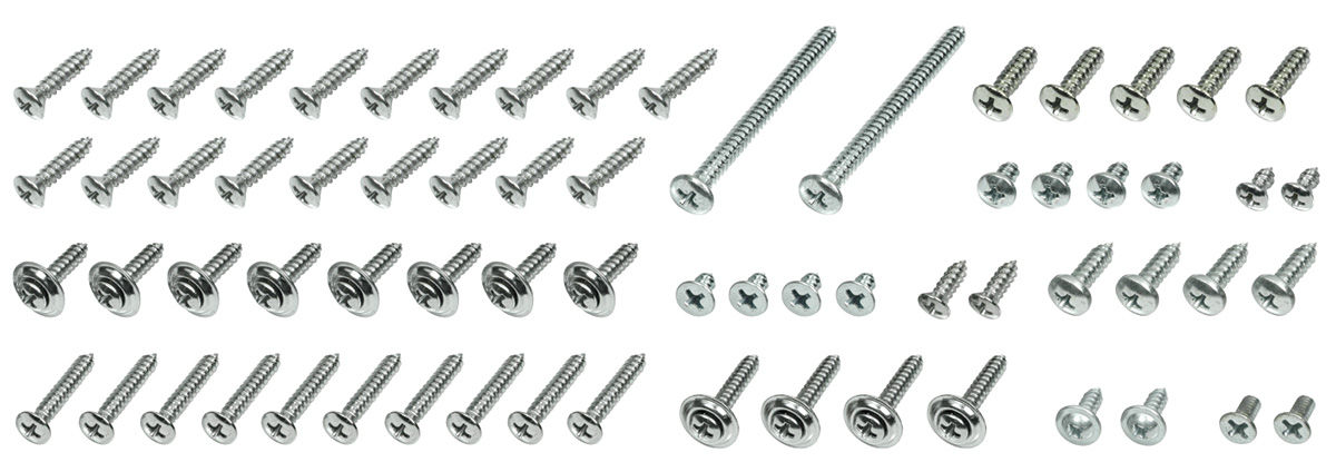 Screw Set, Interior, 1968 Chevelle 4-Door 1 Screw Set, Interior, 1968 Chevelle 4-Door