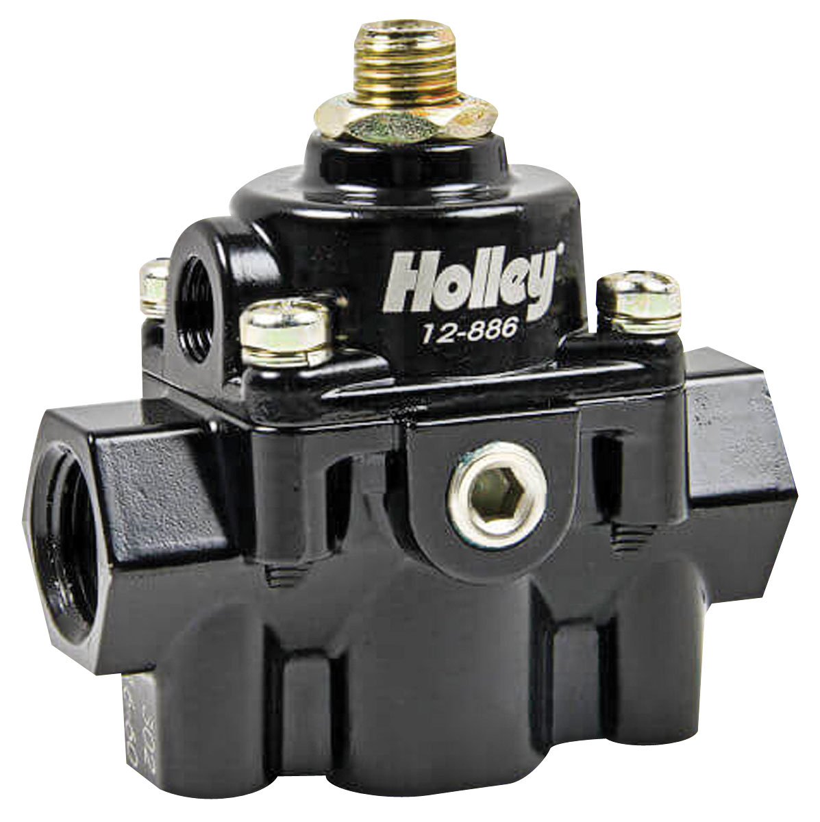 Regulator, Fuel Pressure, Holley, EFI By-Pass Style 15-60 PSI 1 Regulator, Fuel Pressure, Holley, EFI By-Pass Style 15-60 PSI