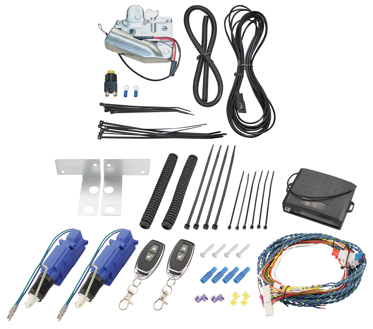 Entry Kit, Klassic Keyless, 64-69 A-Body, 2dr w/ Trunk 1 Entry Kit, Klassic Keyless, 64-69 A-Body, 2dr w/ Trunk