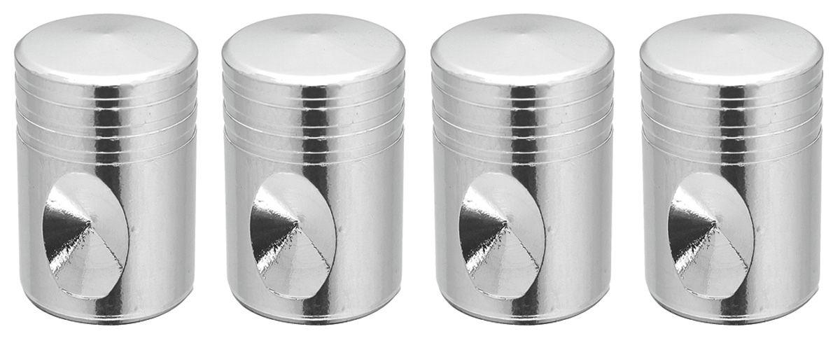 Valve Stem Covers, Piston, Set of 4 1 Valve Stem Covers, Piston, Set of 4