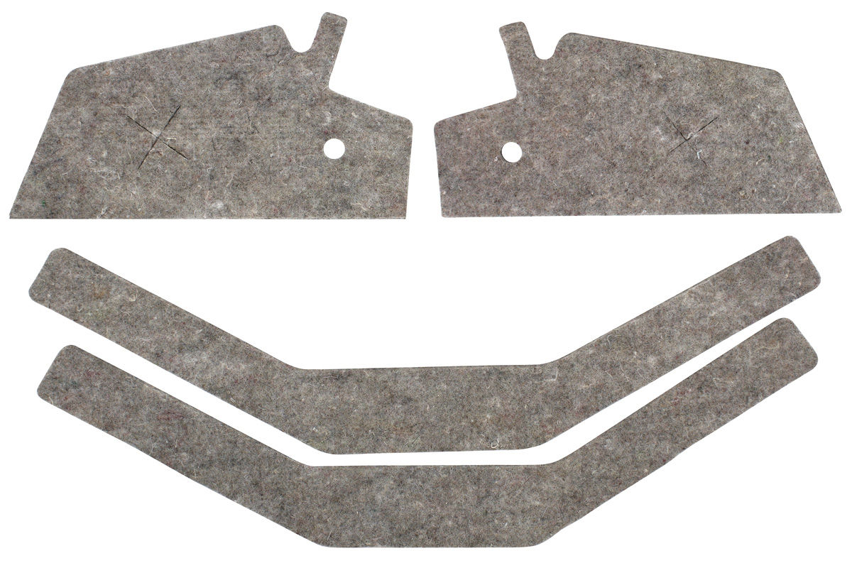 Insulation, Upper Quarter Panel Jute, 1981-88 G-Body exc El Camino/Bonneville 1 Insulation, Upper Quarter Panel Jute, 1981-88 G-Body exc El Camino/Bonneville