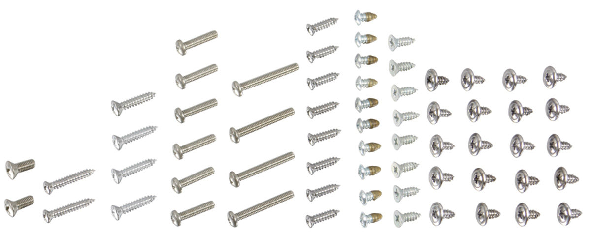 Screw Set, Exterior, 1967 Chevelle 2-Door Hardtop 1 Screw Set, Exterior, 1967 Chevelle 2-Door Hardtop