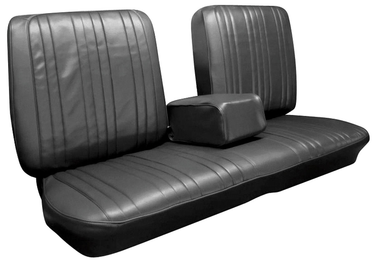 Seat Upholstery Kit, 67 Bonneville, Front Split Bench w/Armrest / Coupe Rear 1 Seat Upholstery Kit, 67 Bonneville, Front Split Bench w/Armrest / Coupe Rear