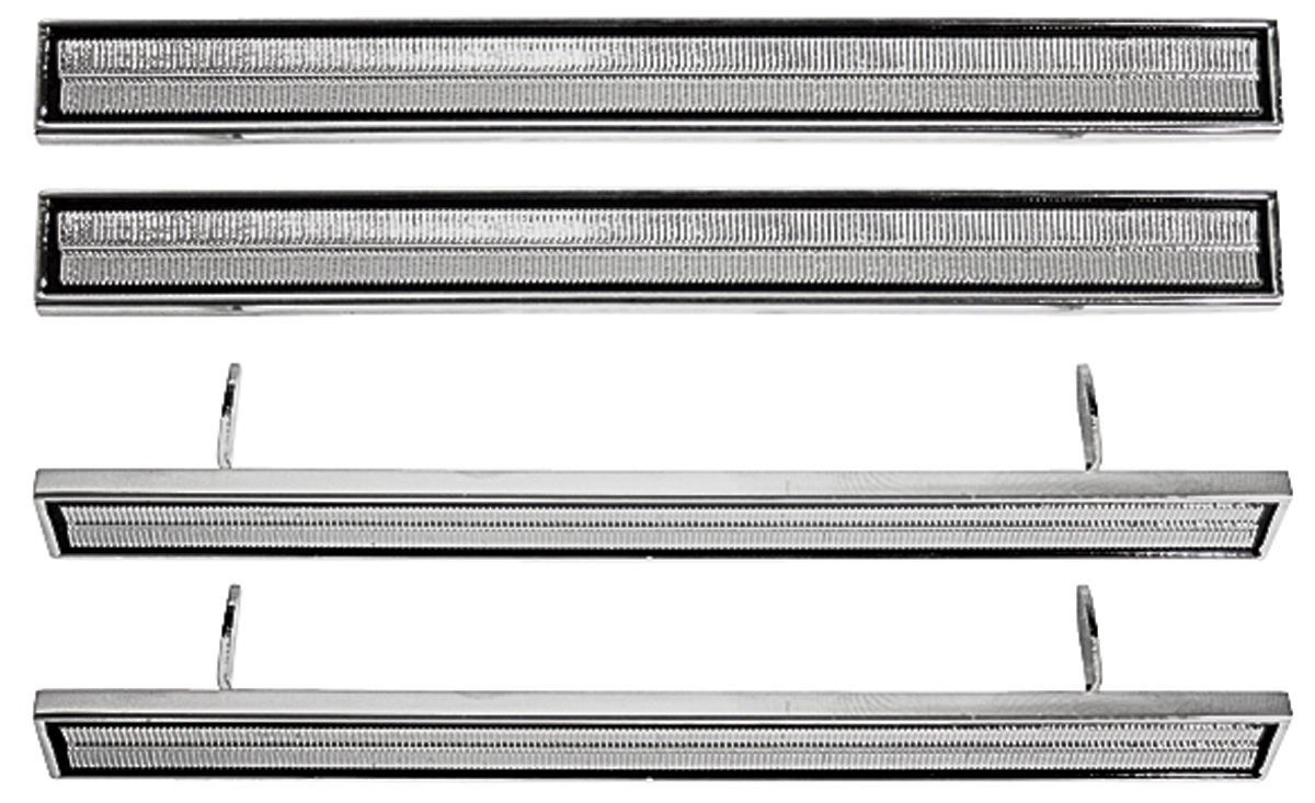 Emblem, Door Panel, 1966 Chevelle/El Camino, 4pcs 1 Emblem, Door Panel, 1966 Chevelle/El Camino, 4pcs